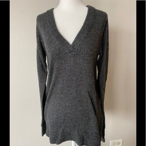 Dark grey sweater, good for everyday wear